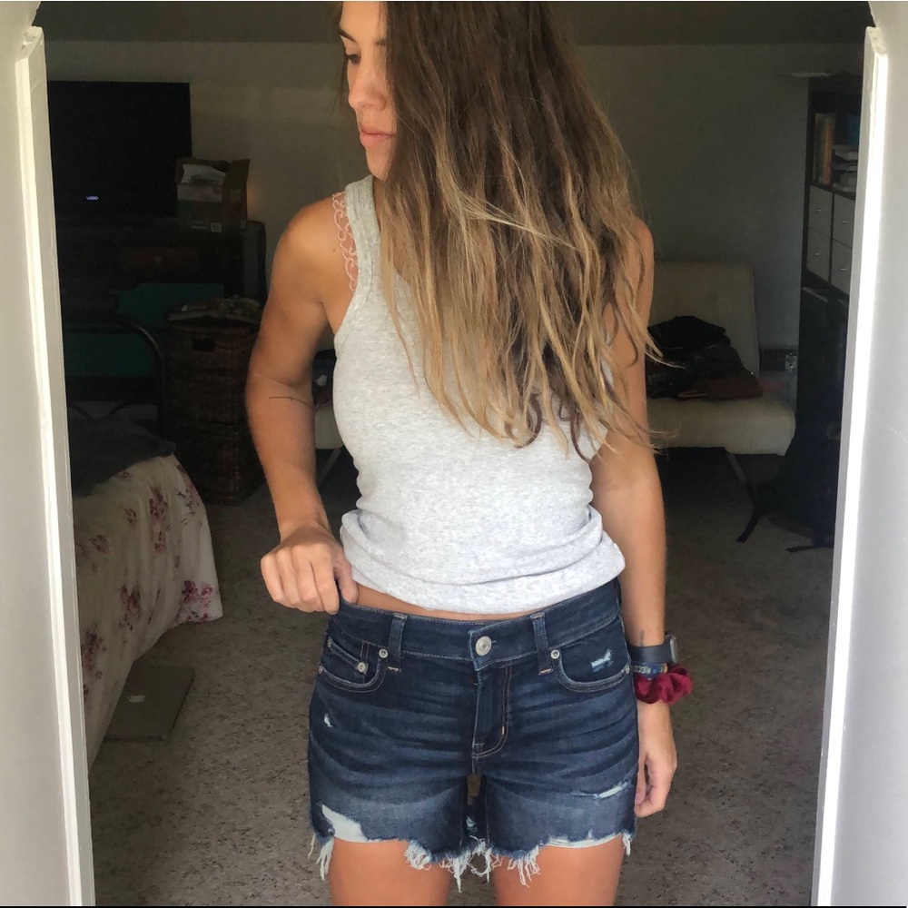Distressed Cutoff Shorts